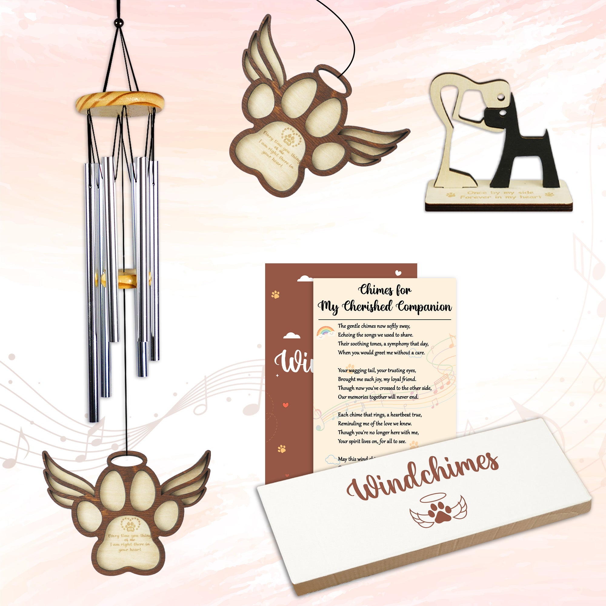 Pet Memorial Wind Chimes PC3