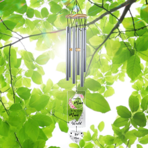 Personalized Sympathy Loss Of Mom Wind Chime Memorial Gifts