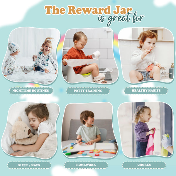 Tokens Star Reward Jar for Classroom Kids