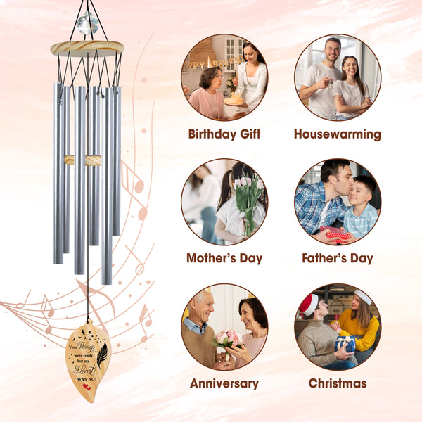 Custom Sympathy Wind Chime Carnival In Memorial Gift