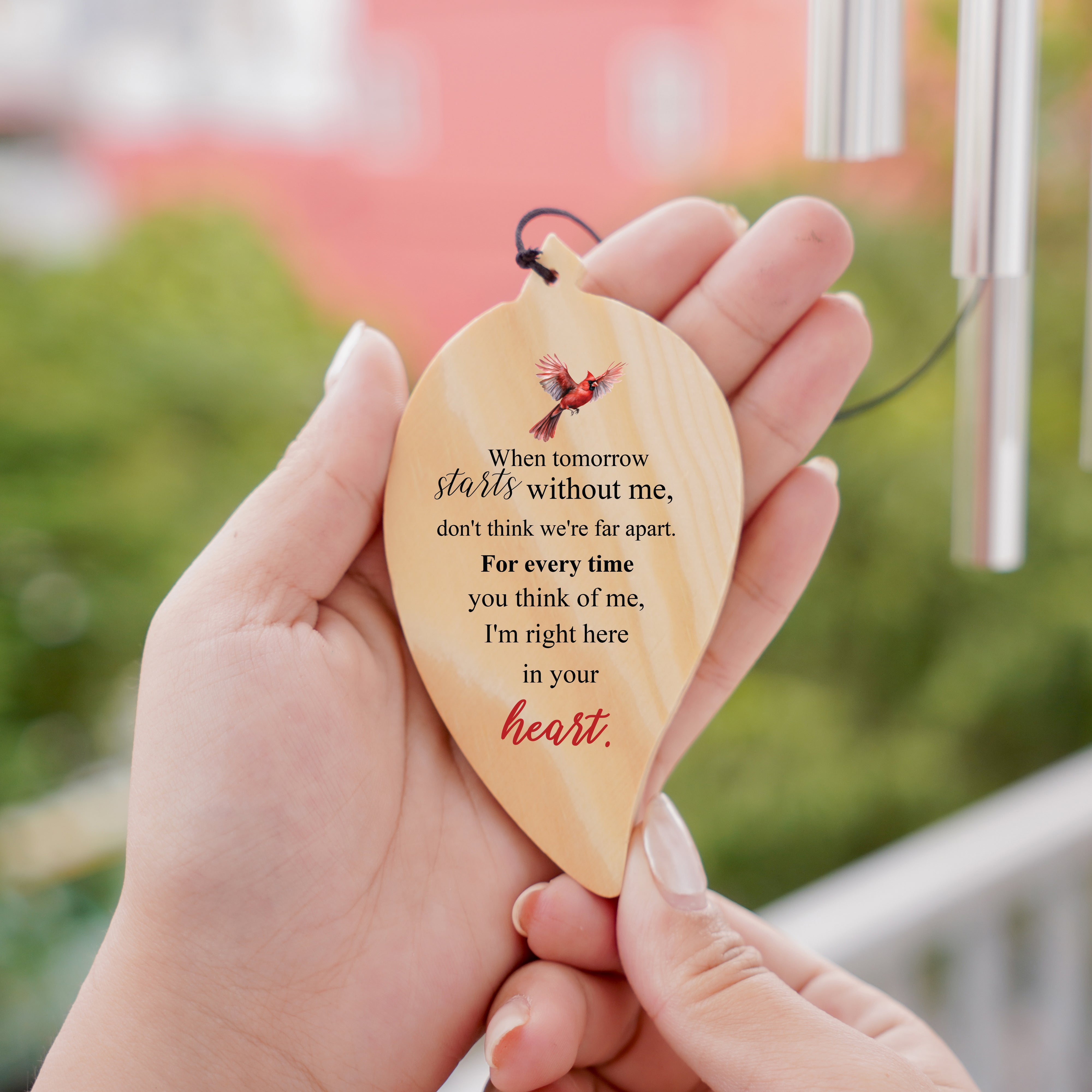 Custom Memorial Wind Chime Bereavement Gift