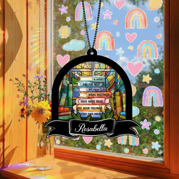 Custom Teacher Appreciation Suncatcher Teacher Gift Ideas