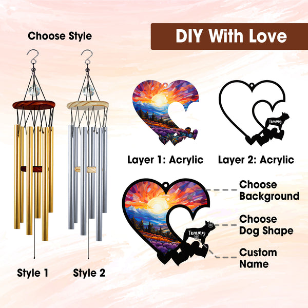 Pet Memorial Wind Chimes PC10