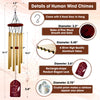 Custom Sympathy In Memory of Wind Chime Memorial Gifts