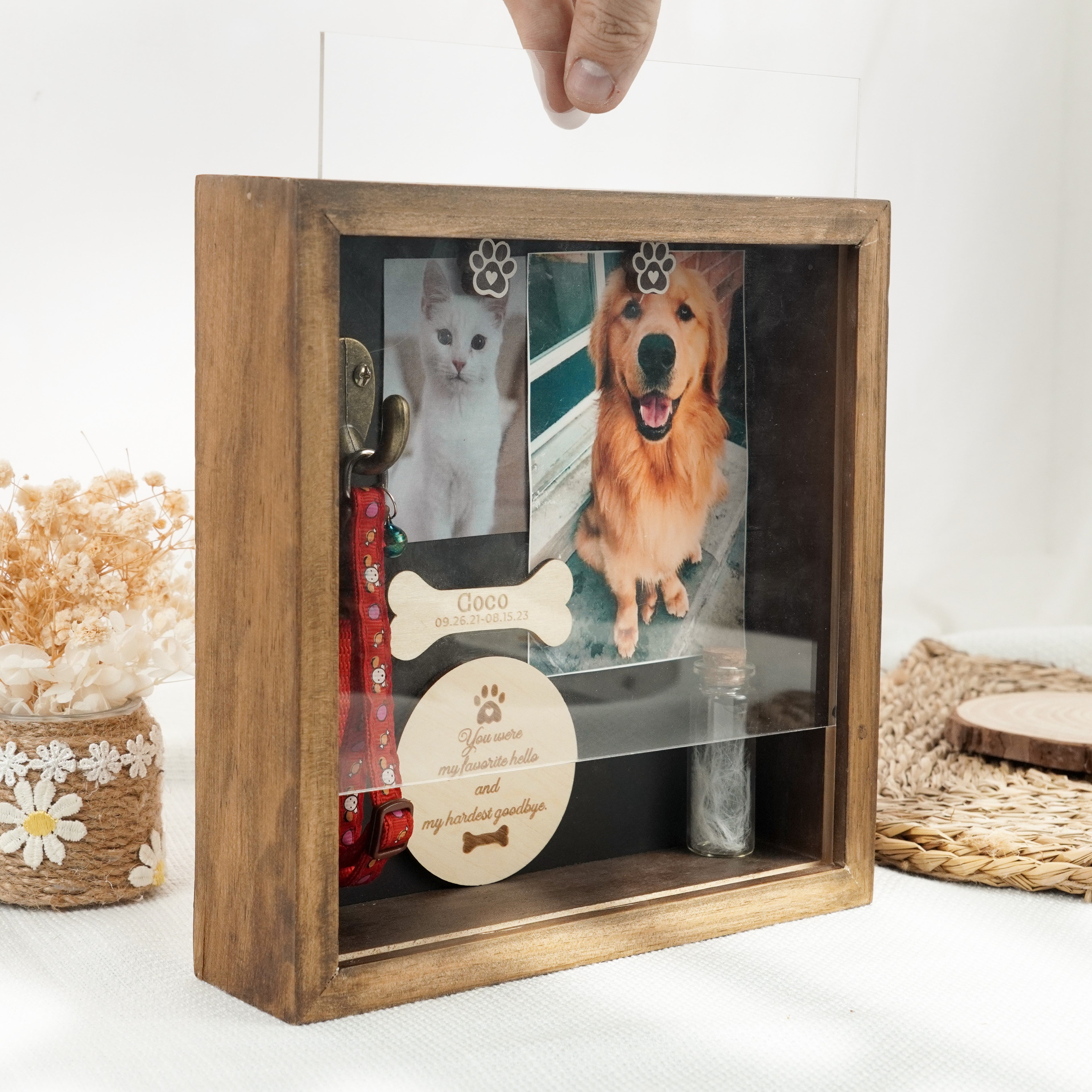 Pet Memorial Shadow Box