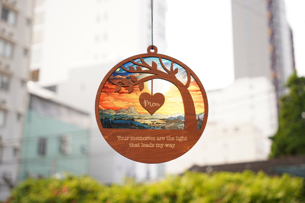 Personalized Memorial Suncatcher Sympathy Gift