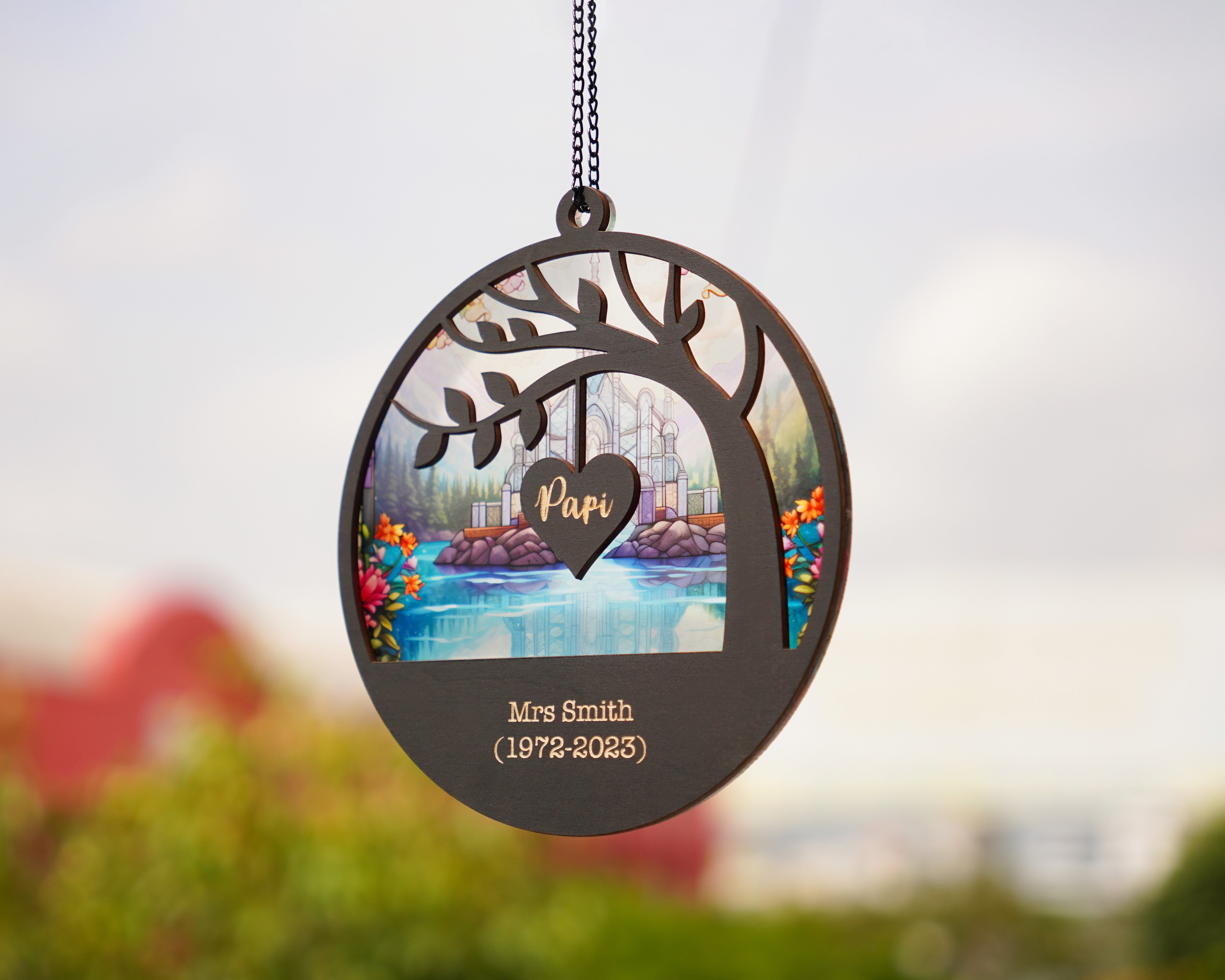 Personalized Memorial Suncatcher Sympathy Gift