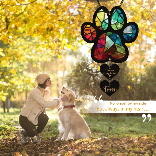 Dog Memorial Suncatcher M28