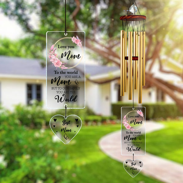 Custom Sympathy Loss Of Mom Wind Chime Memorial Gifts