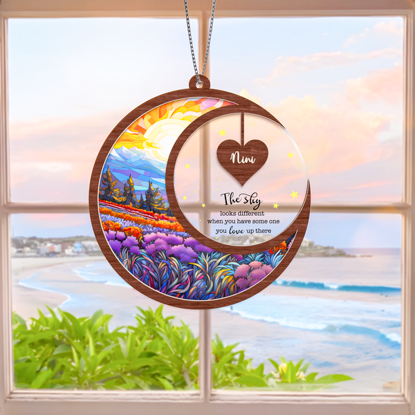 Custom Suncatcher Memorial Family Bereavement Gift