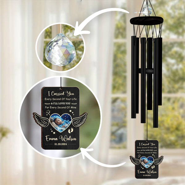 Custom SympathyBaby Loss Memorial Wind Chimes Sympathy Gift