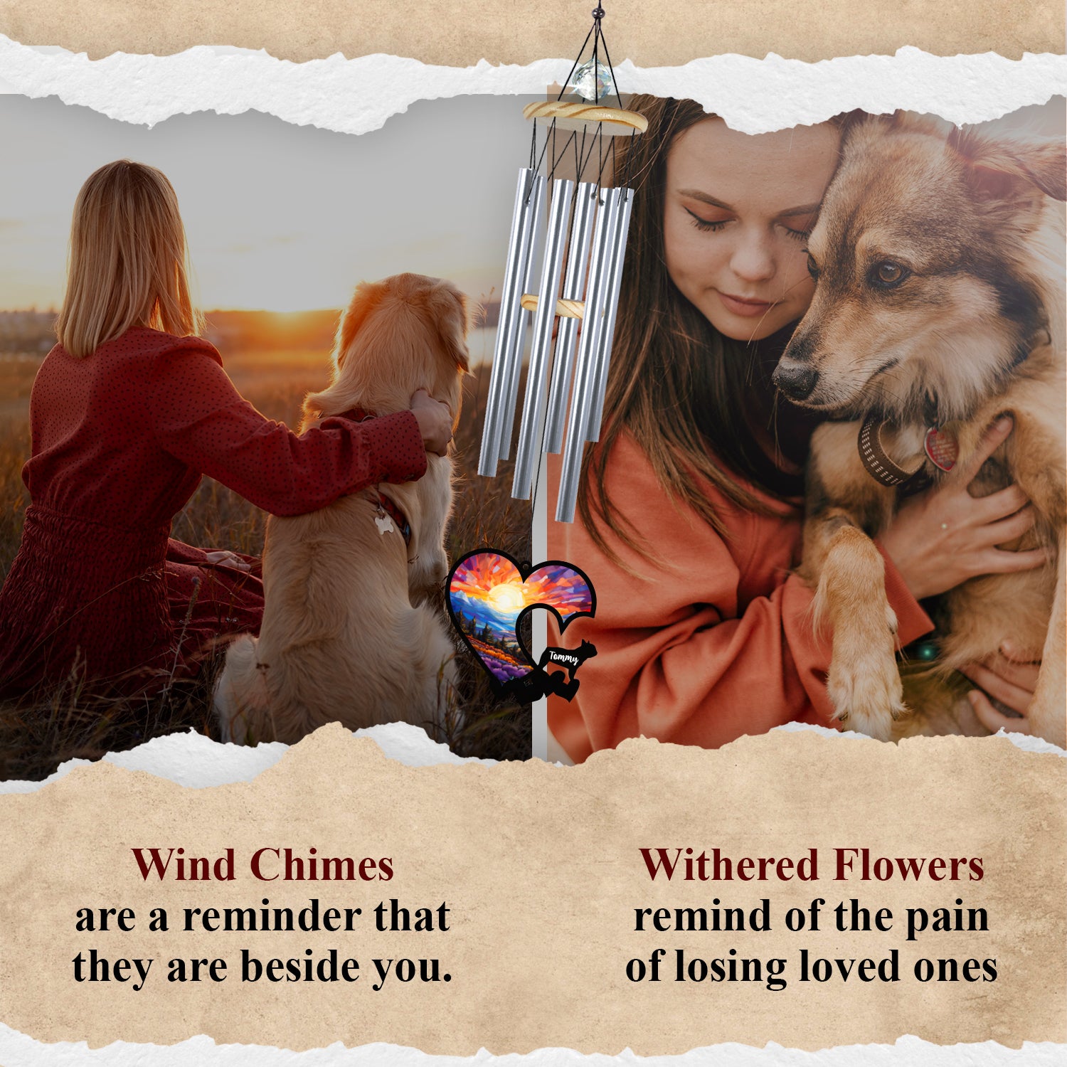 Pet Memorial Wind Chimes PC10