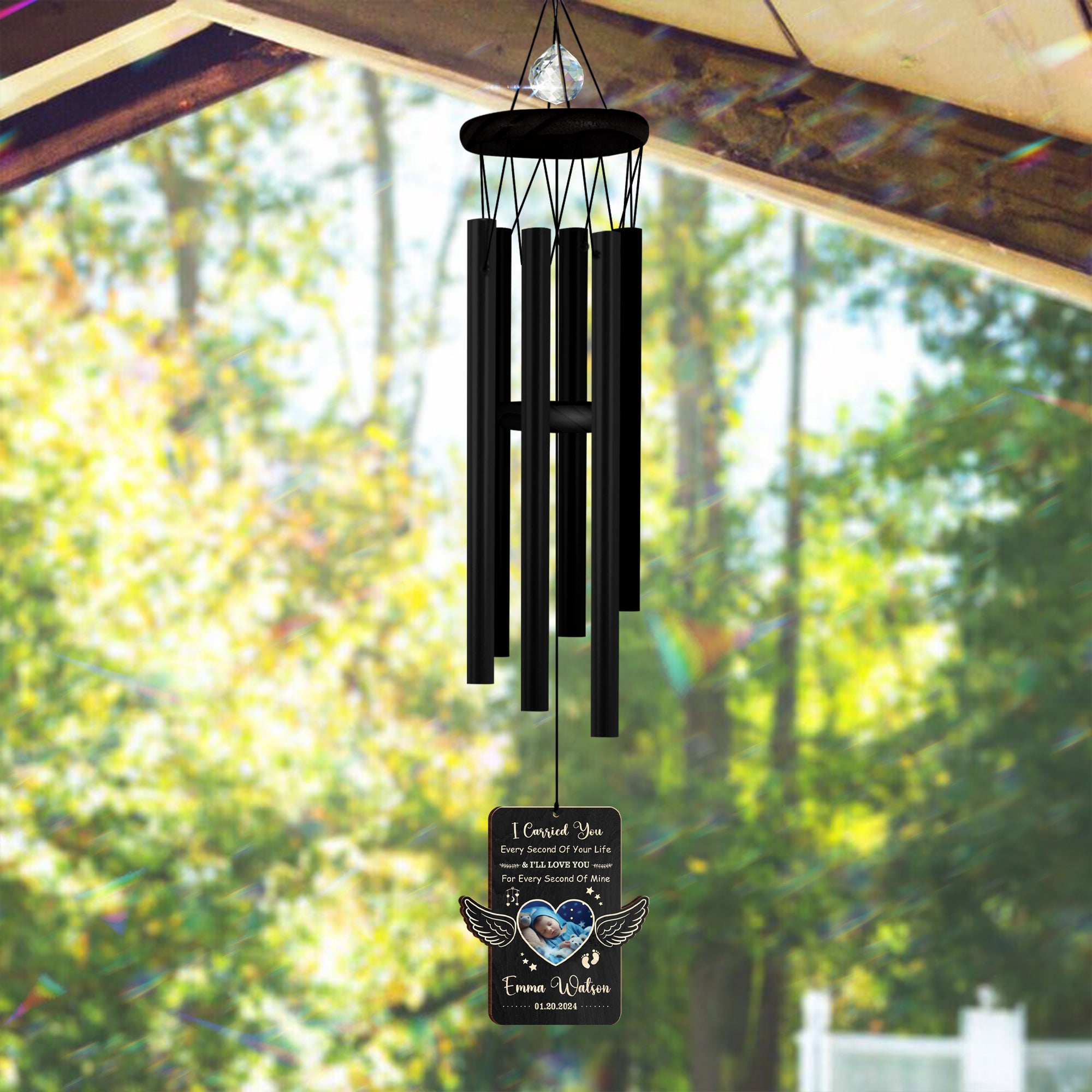 Custom Baby Loss Memorial Wind Chimes Angel Baby Gift