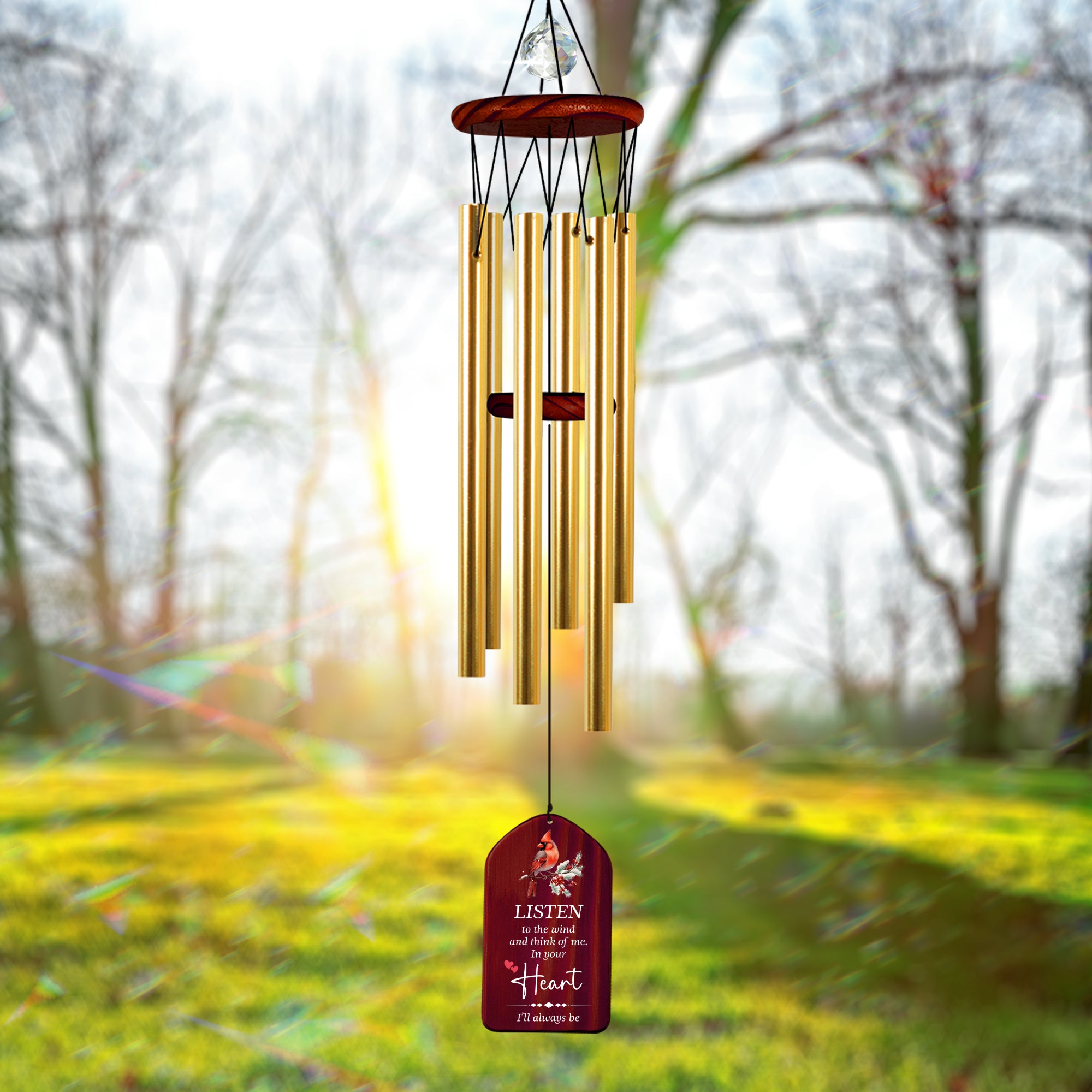 Personalized Sympathy Wind Chime Carnival In Memorial Gift