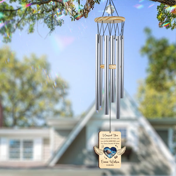 Custom Baby Loss Memorial Wind Chimes Angel Baby Gift