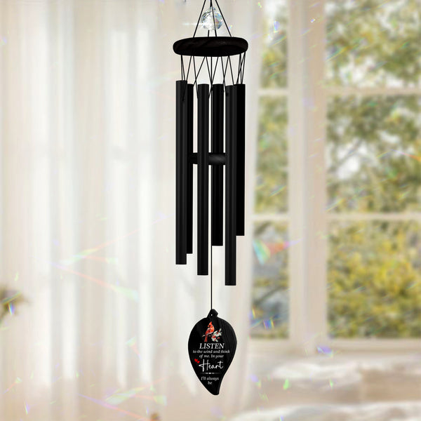 Personalized In Your Heart Sympathy Wind Chime Bereavement Gift