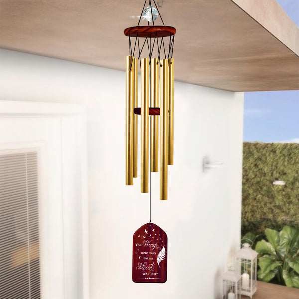 Custom Sympathy In Memory of Wind Chime Memorial Gifts