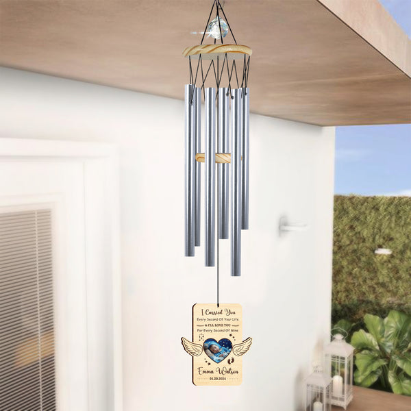 Custom Baby Loss Memorial Wind Chimes Angel Baby Gift