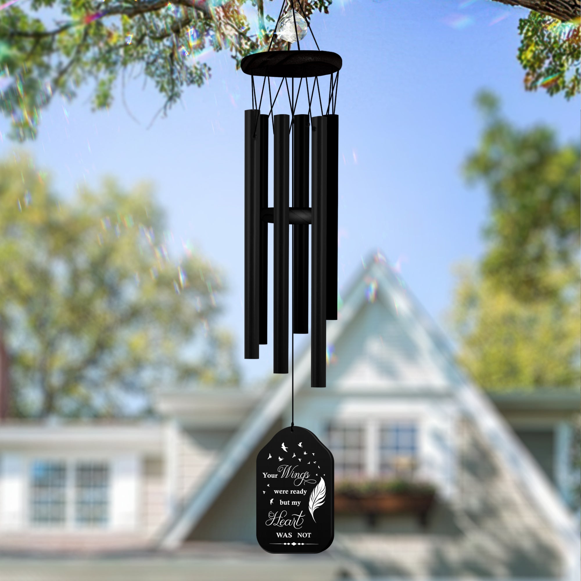 Personalized Sympathy Wind Chime Carnival Memorial Gifts