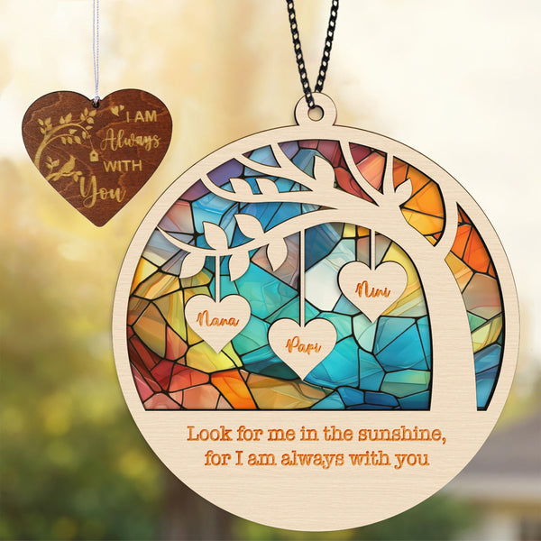 Personalized Suncatcher Loss Of Mom Dad Memorial Gift