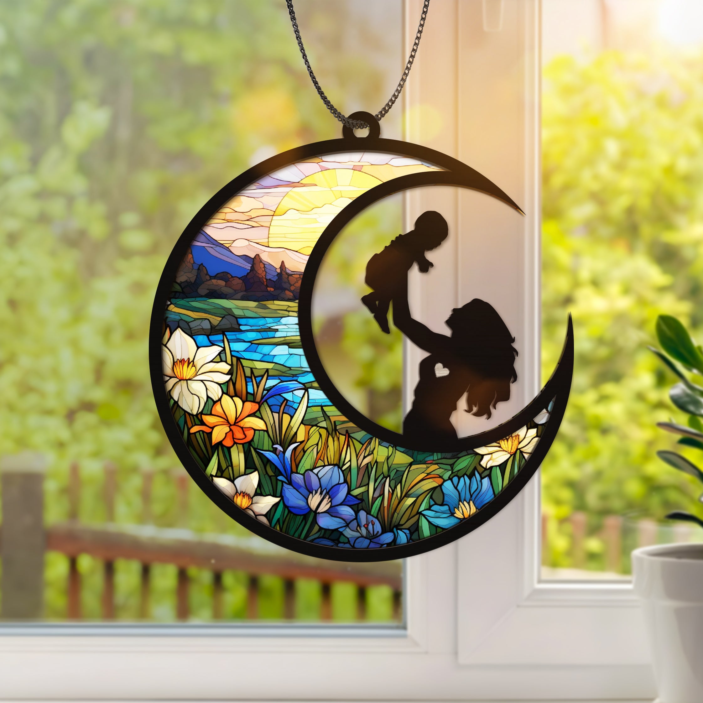 Personalized Memorial Suncatcher Loss Of Mom Gift