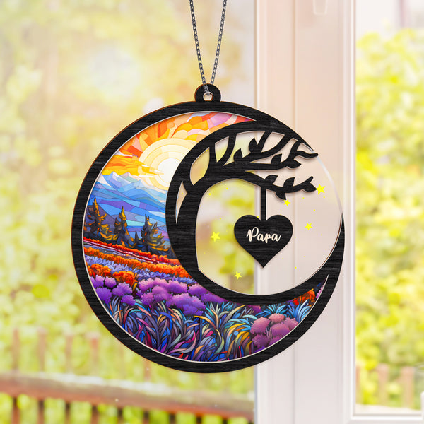 Custom Sympathy Suncatcher Family Bereavement Gift