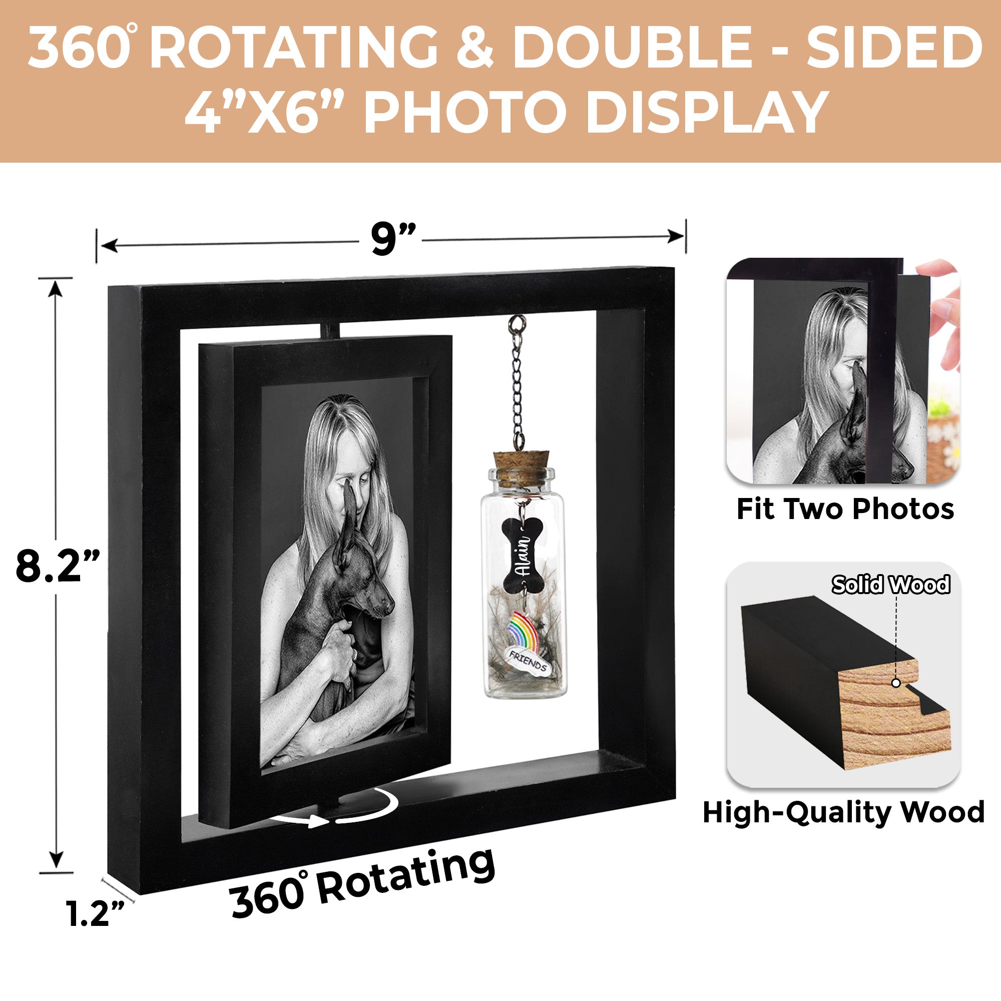 Pet Picture Rotating Frame