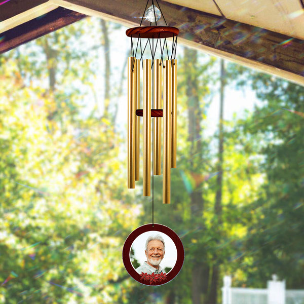 Personalized Sympathy Wind Chimes Bereavement Gift