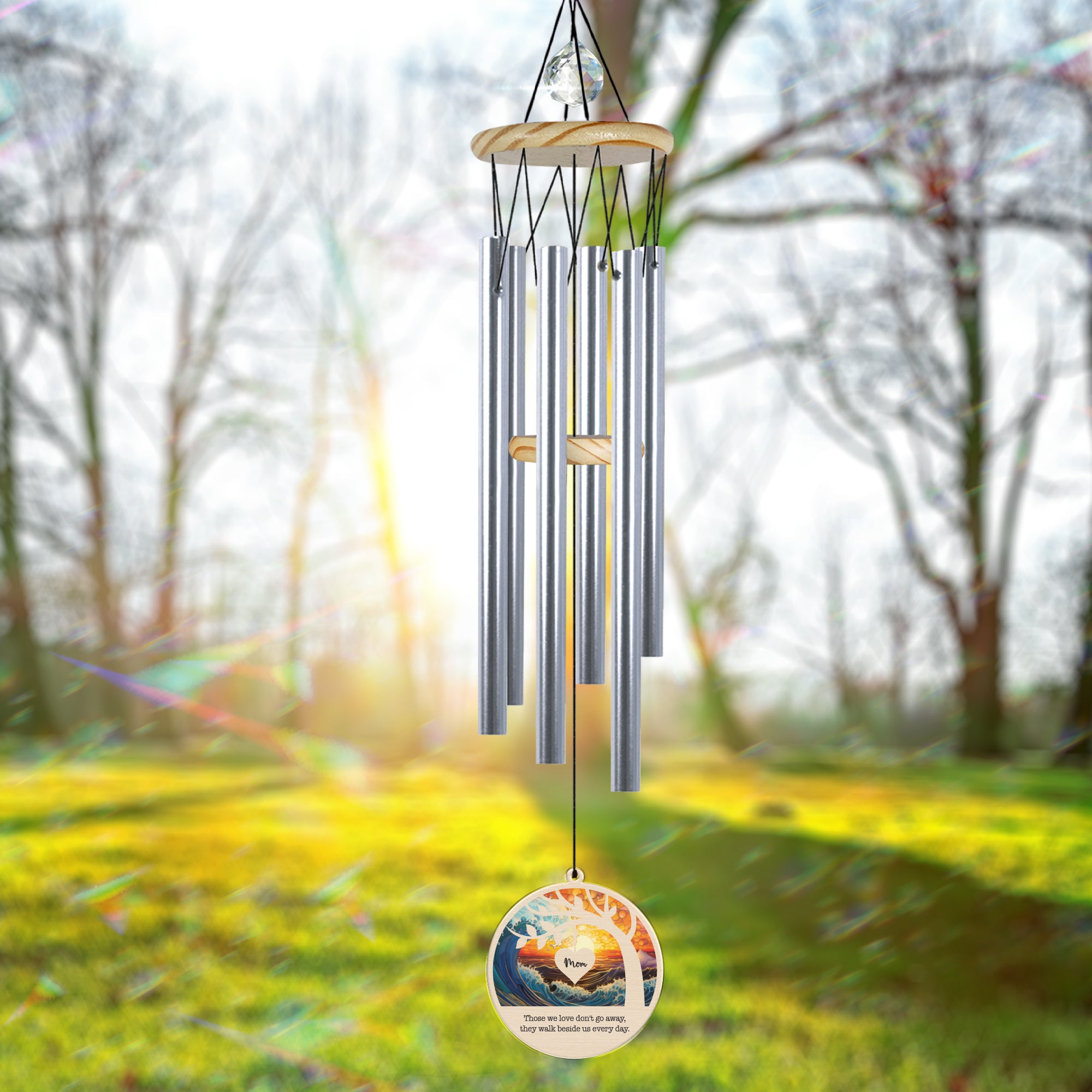 Personalized Sympathy Tree Wind Chime Bereavement Gifts