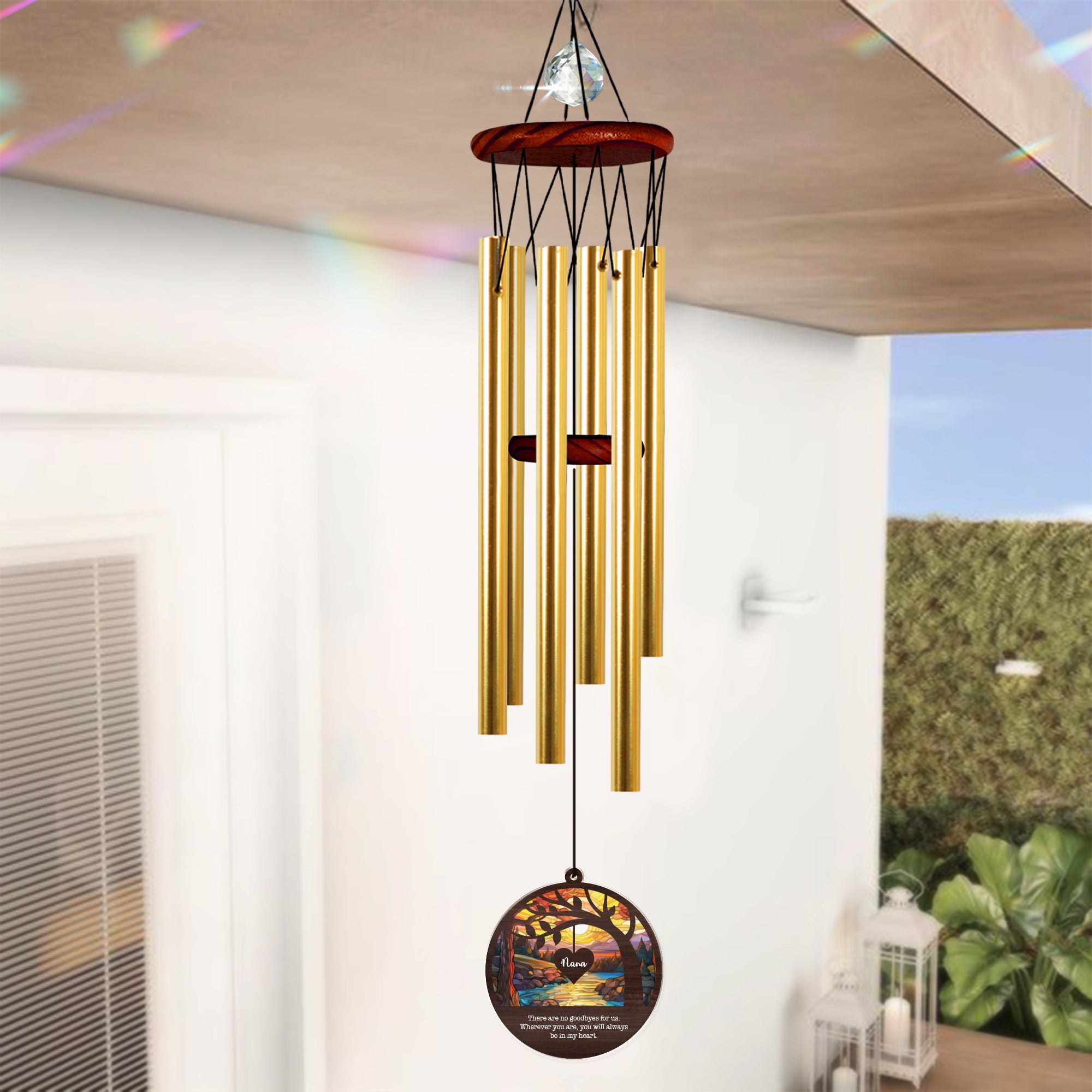 Custom Sympathy Tree Wind Chime Memorial Gifts