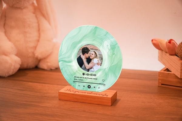 Personalized Record with Your Photo as Couple Anniversary Gift