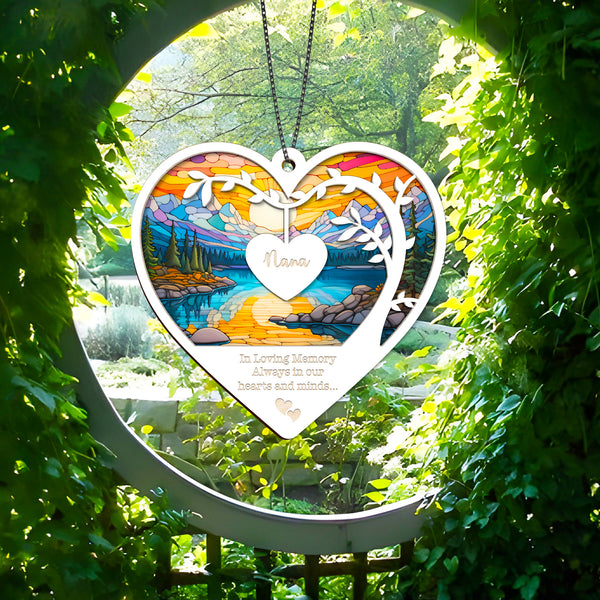 Custom Memorial Suncatcher Sympathy Gift