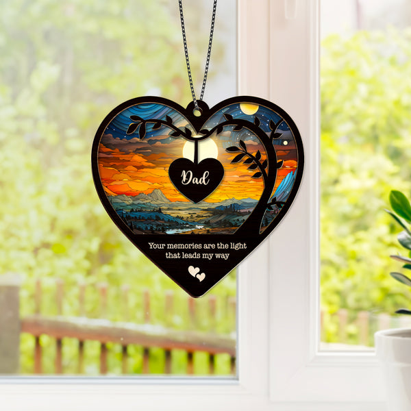 Custom Memorial Suncatcher Sympathy Gift