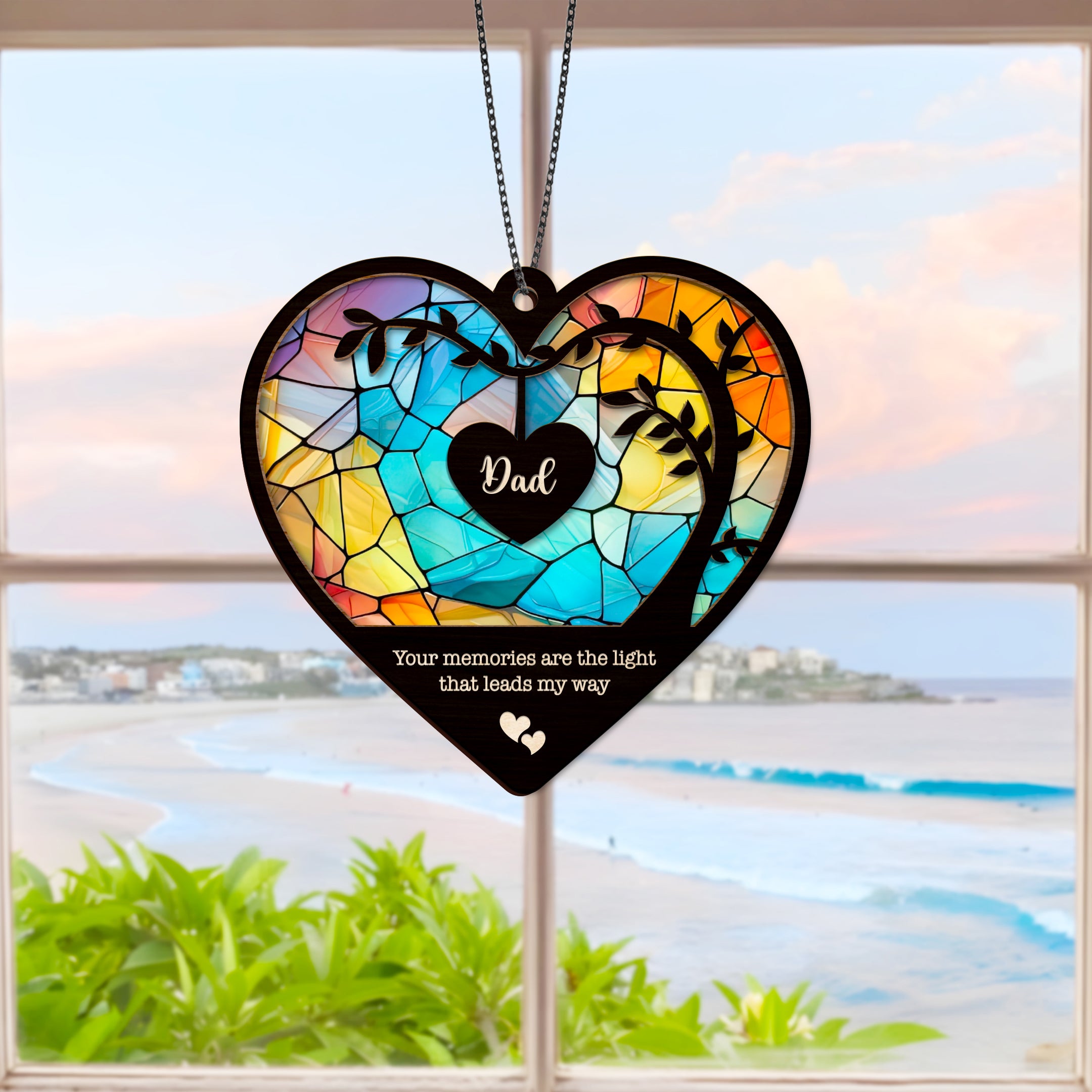 Custom Memorial Suncatcher Sympathy Gift